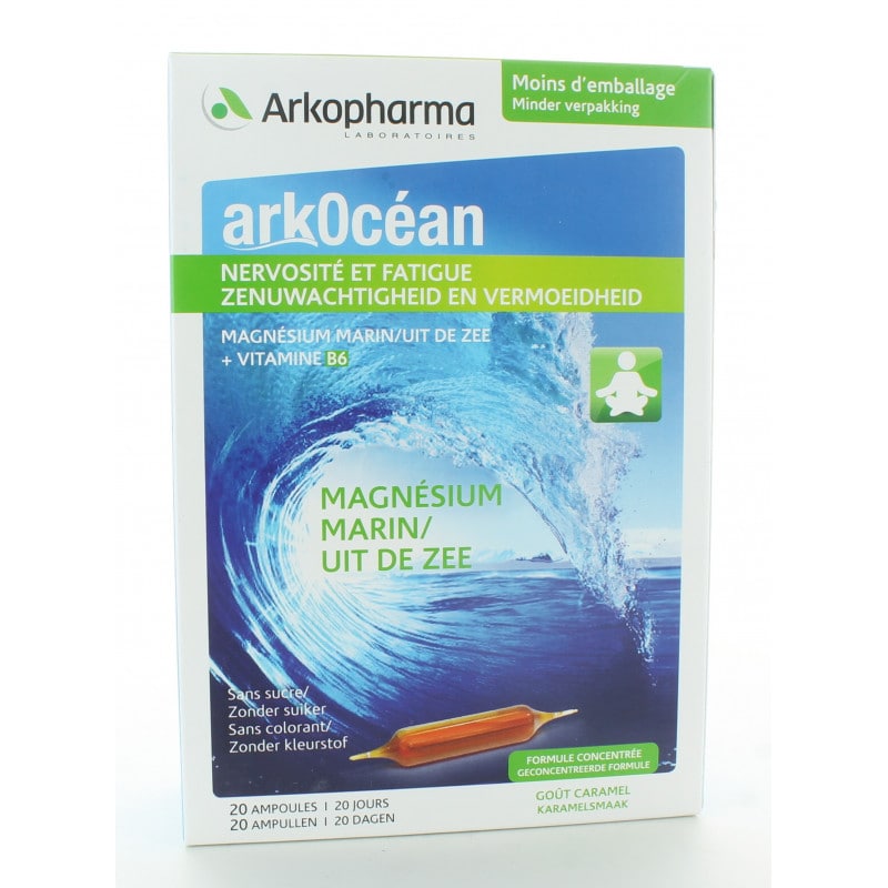 Arkopharma Arkoc An Magn Sium Marin Ampoules Univers Pharmacie