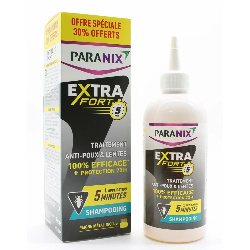 Paranix Extra Fort Shampooing Anti Poux Lentes 300ml Univers Pharmacie