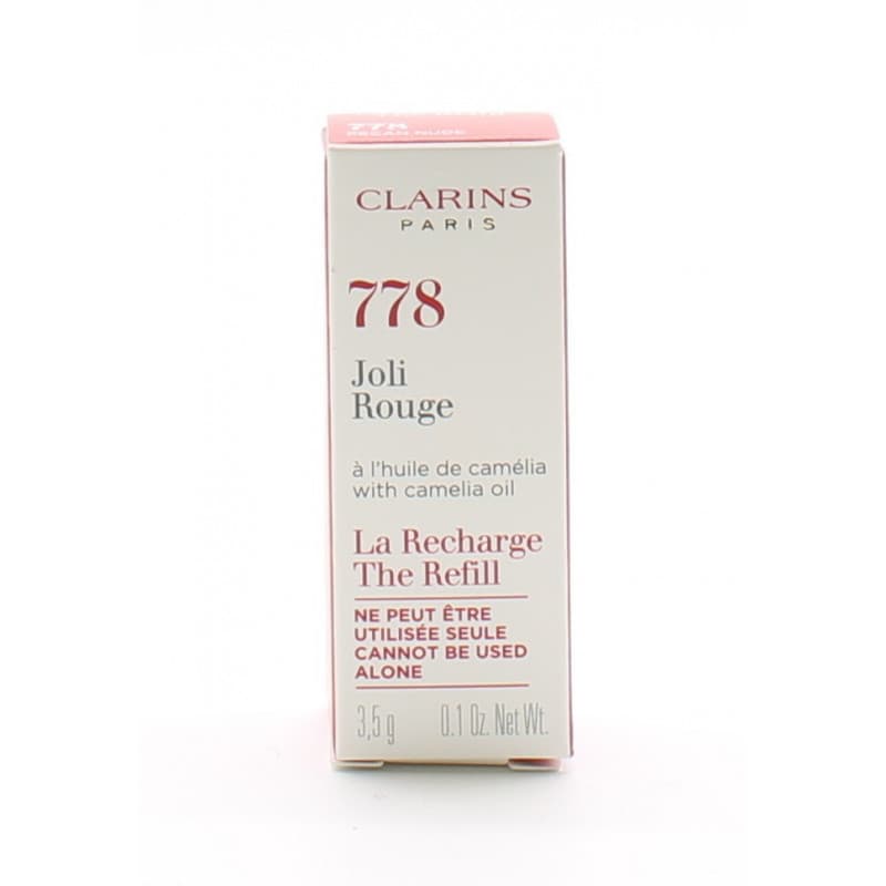 Clarins Joli Rouge Satin La Recharge Pecan Nude 778 3 5g Univers Pharmacie