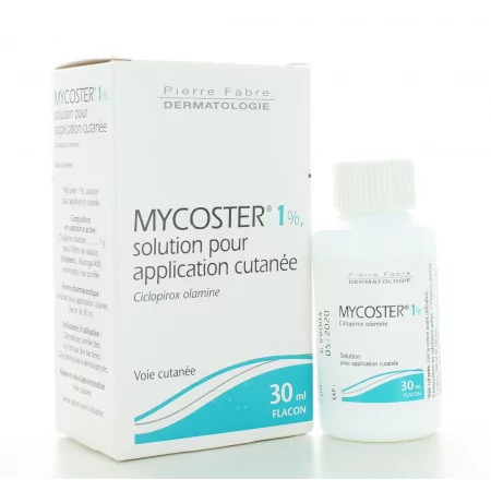Mycoster 1% Solution pour Application Cutanée 30 ml