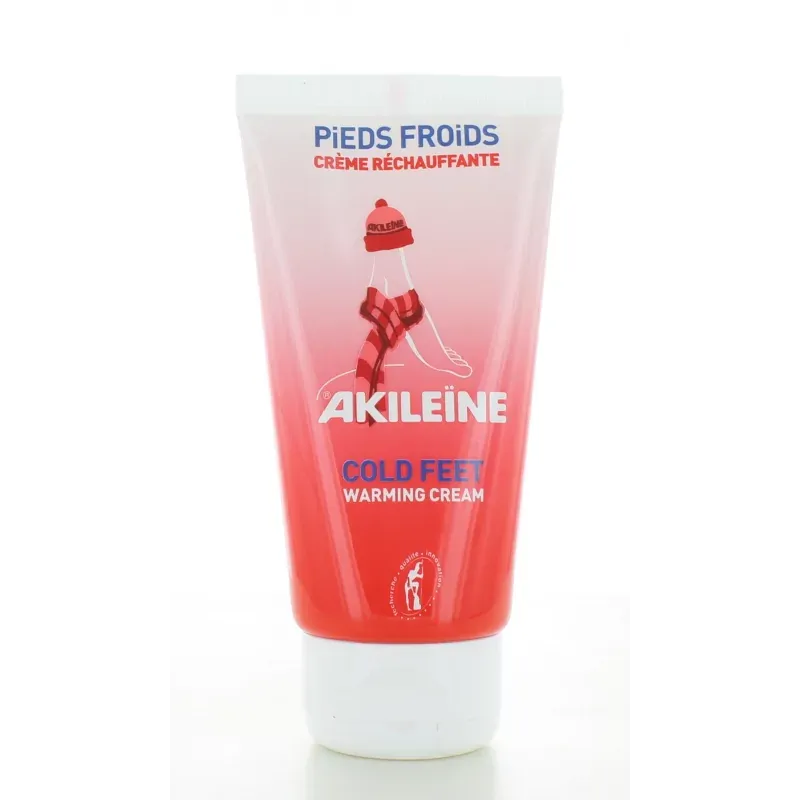 Akileïne Crème Réchauffante Pieds Froids 75ml - Univers Pharmacie