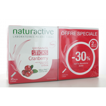 Naturactive Urisanol 2X28 sticks - Univers Pharmacie