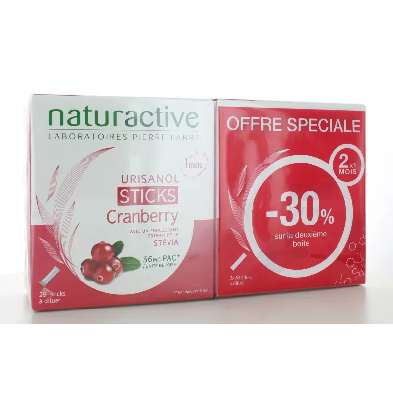 Naturactive Urisanol 2X28 sticks - Univers Pharmacie
