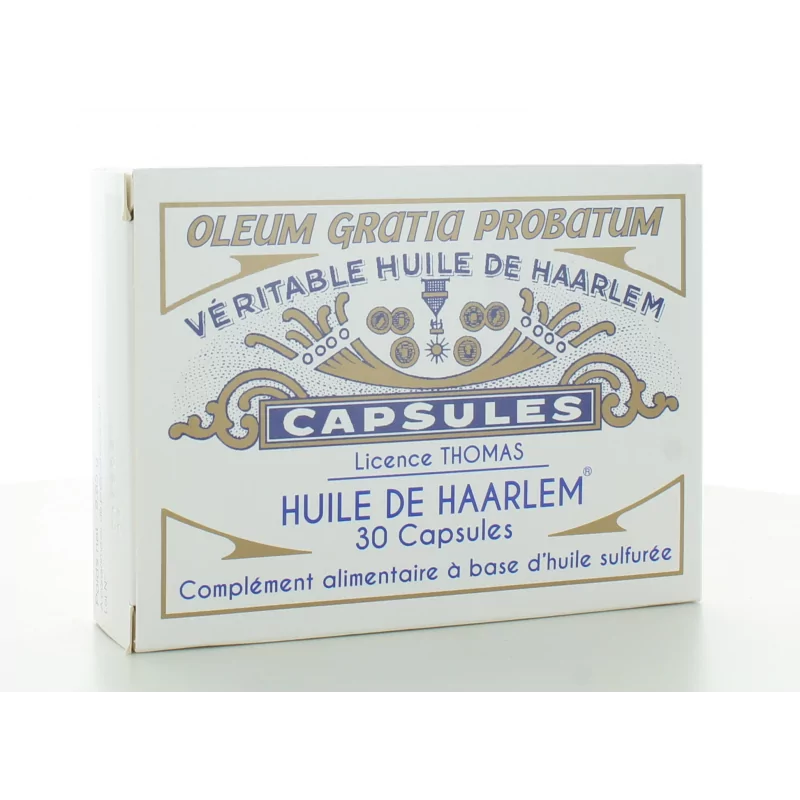 Huile de Haarlem 30 capsules, Complément Alimentaire