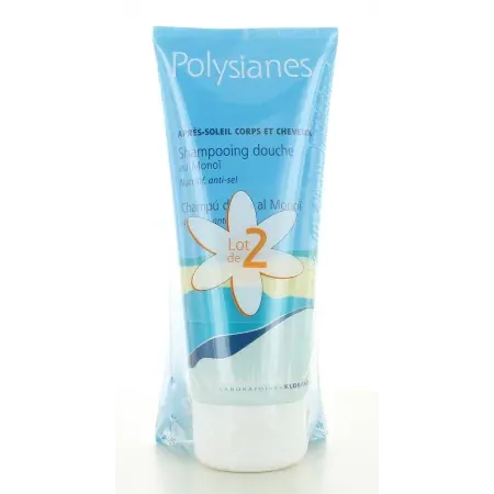 Shampooing Douche au Monoï Polysianes 2X200 ml
