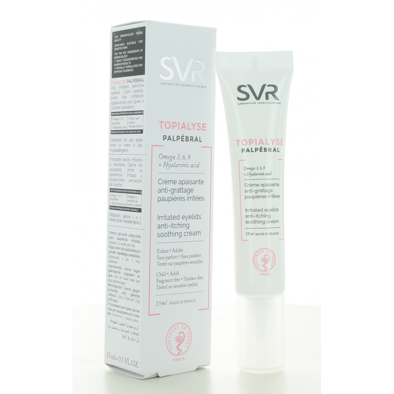SVR Topialyse Palpébral Crème 15ml|Univers Pharmacie