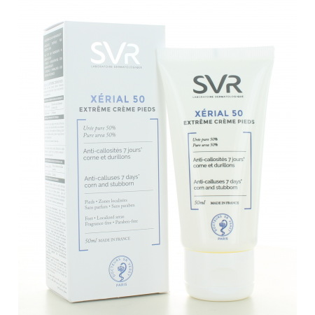 SVR Xérial 50 Extrême Crème Pieds 50ml - Univers Pharmacie