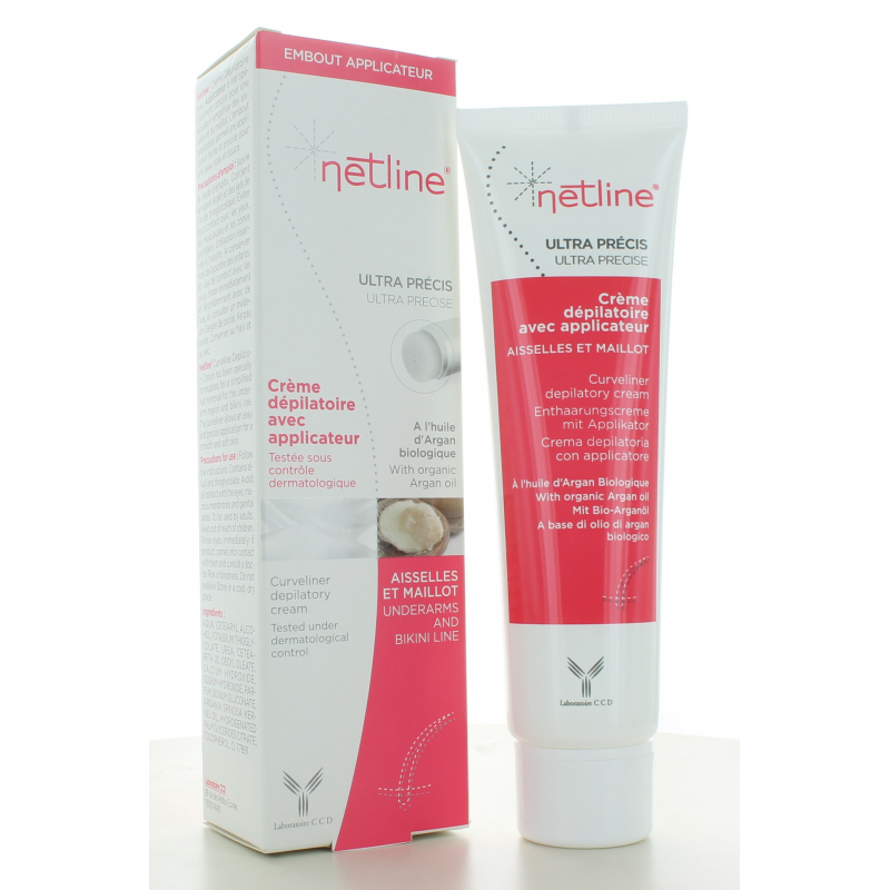 Netline Crème Dépilatoire avec applicateur 100mlUnivers Pharmacie
