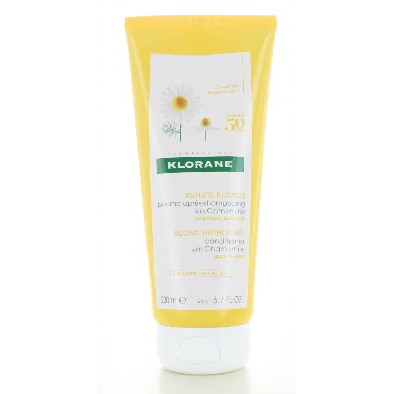 Klorane Baume Après-Shampooing Reflets Blonds Camomille 200ml - Univers Pharmacie