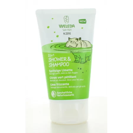 Shampooing Gel douche 2en1 Citron Vert Weleda Kids...