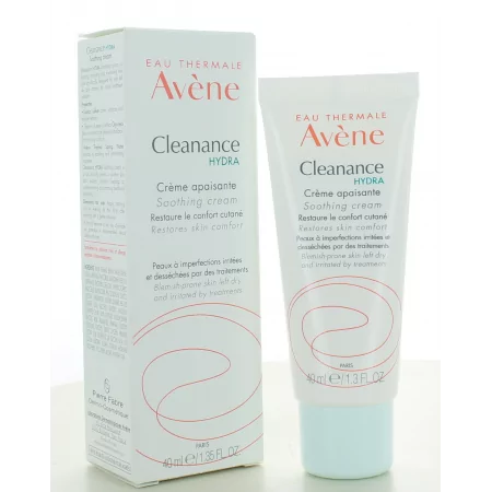 Avène Crème Apaisante Cleanance Hydra 40ml - Univers Pharmacie