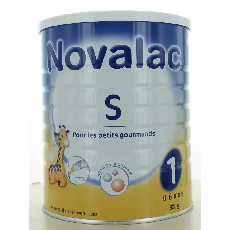 Novalac S 1 0-6 mois 800g - Univers Pharmacie