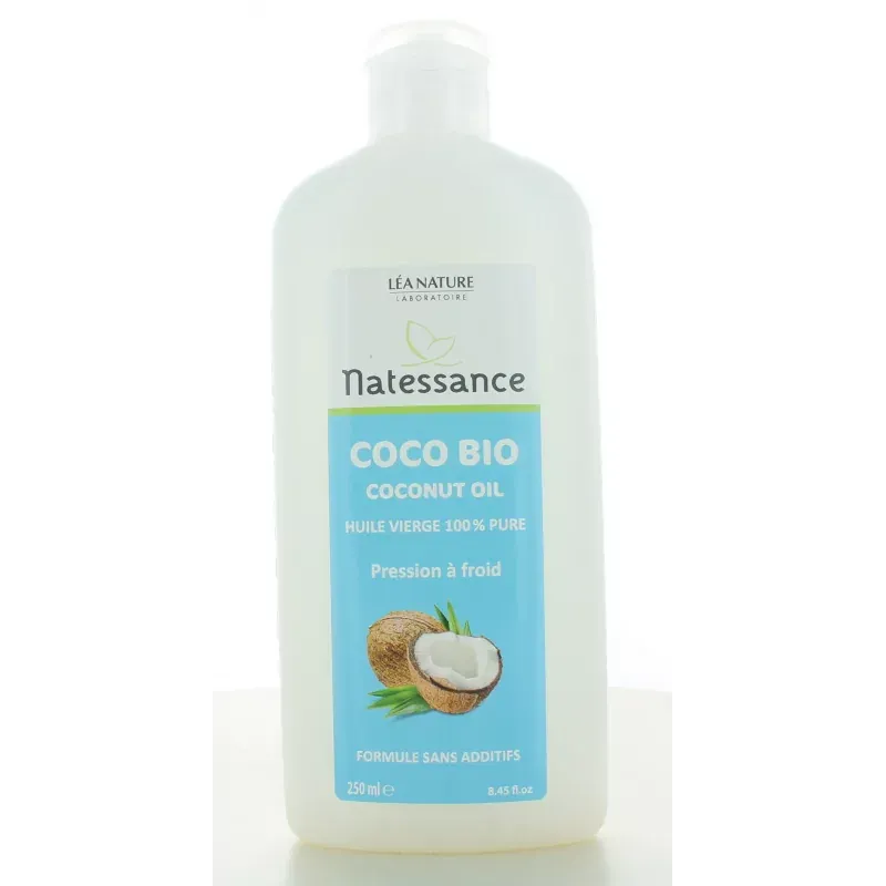 Natessance Huile Vierge Coco Bio 250ml