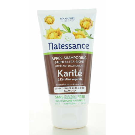 Natessance Après-shampooing Baume Ultra-riche Karité 150ml - Univers Pharmacie