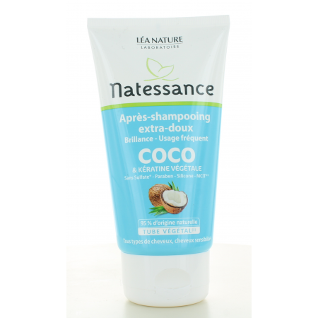 Natessance Après-shampooing Extra-Doux Coco 150ml - Univers Pharmacie