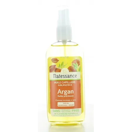 Natessance Huile Capillaire Sublimatrice Argan 160ml