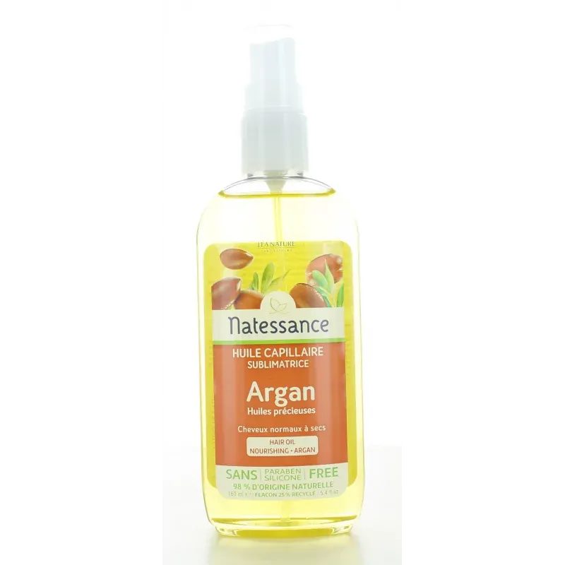 Natessance Huile Capillaire Sublimatrice Argan 160ml