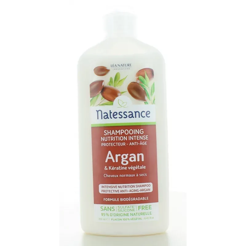 Natessance Shampooing Nutrition Intense Argan 250ml