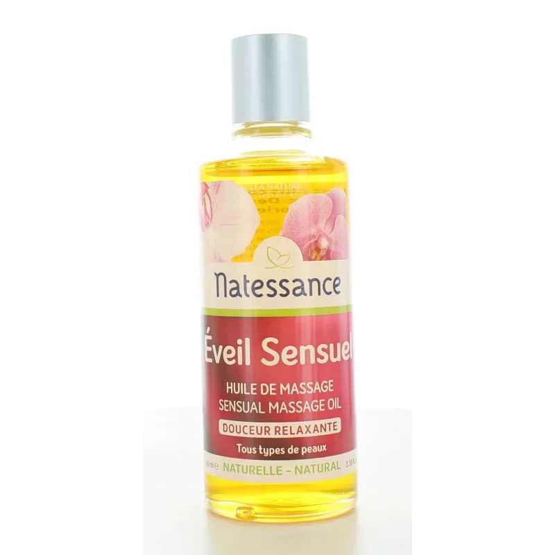 Natessance Huile de Massage Éveil Sensuel 100ml