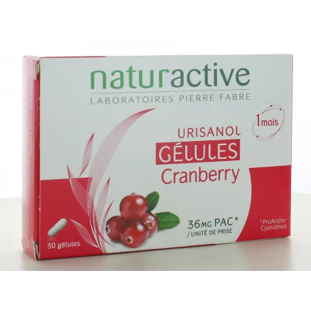 Naturactive Urisanol 36 mg 30 gélules - Univers Pharmacie