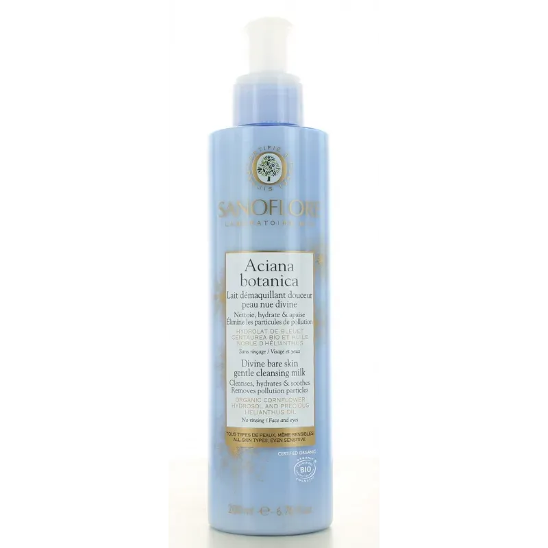 Sanoflore Aciana Botanica Lait Démaquillant Douceur 200ml