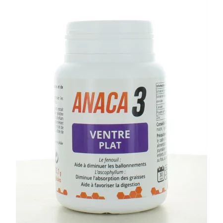 Anaca3 Ventre Plat 60 gélules