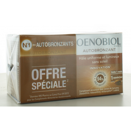 Oenobiol Autobronzant 2X30 capsules