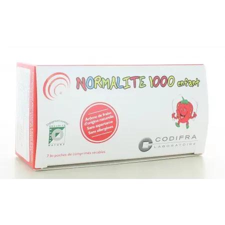 Codifra Normalite 1000 Enfant 14 comprimés