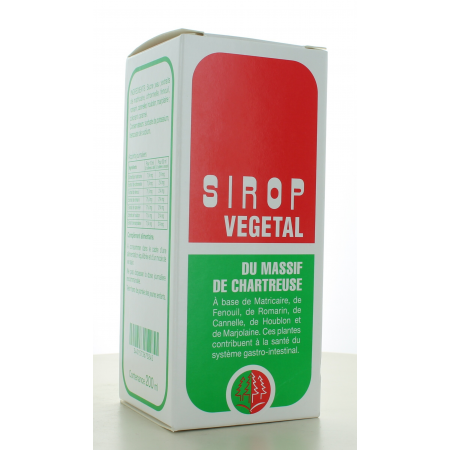 Sirop Végétal Massif de la Chartreuse 200 ml