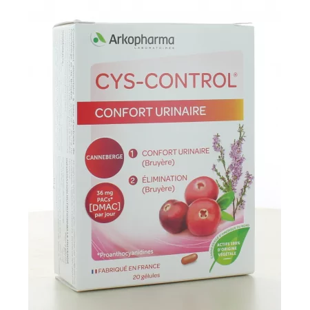 Cys-Control Confort Urinaire Arkopharma 20 gélules