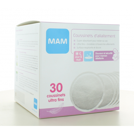 MAM Coussinets d'allaitement X30 - Univers Pharmacie