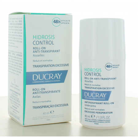 Ducray Hidrosis Control Roll-on Anti-transpirant 40ml - Univers Pharmacie