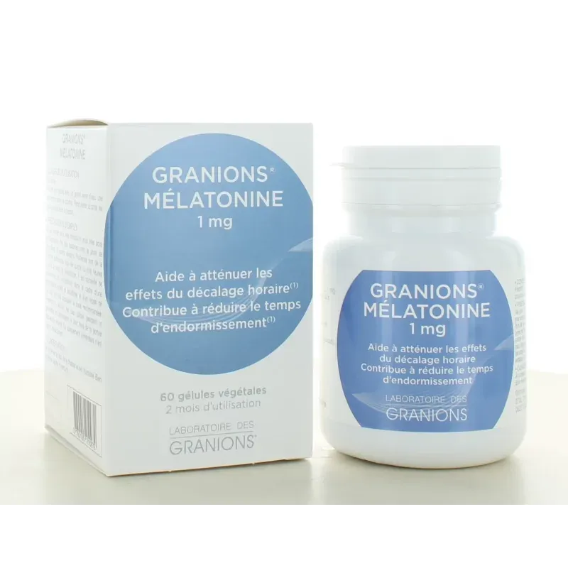 Granions Mélatonine 1mg 60 gélules