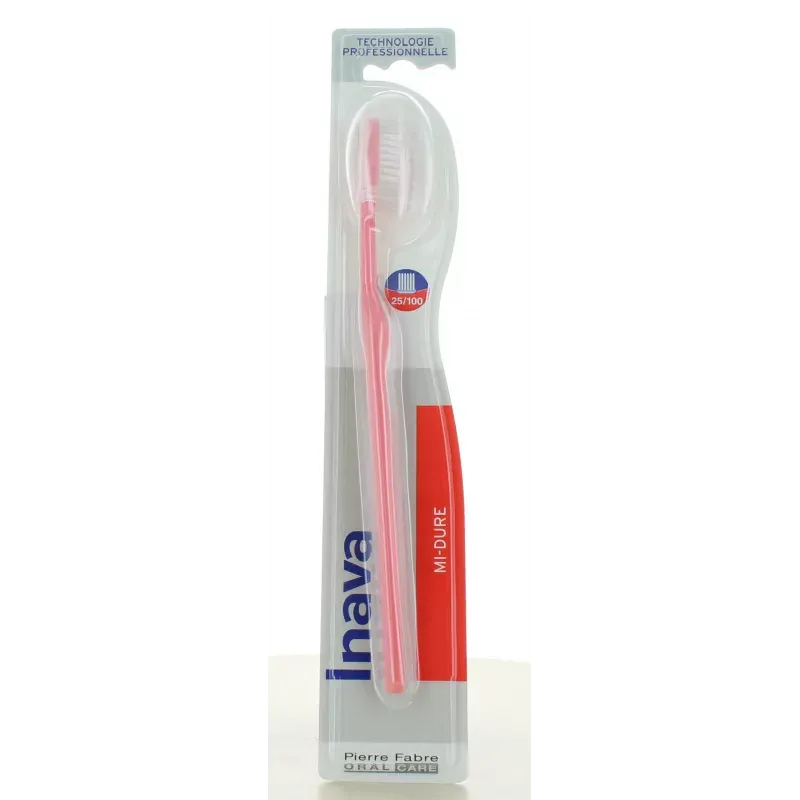 Inava Brosse à Dents Mi-dure 25/100
