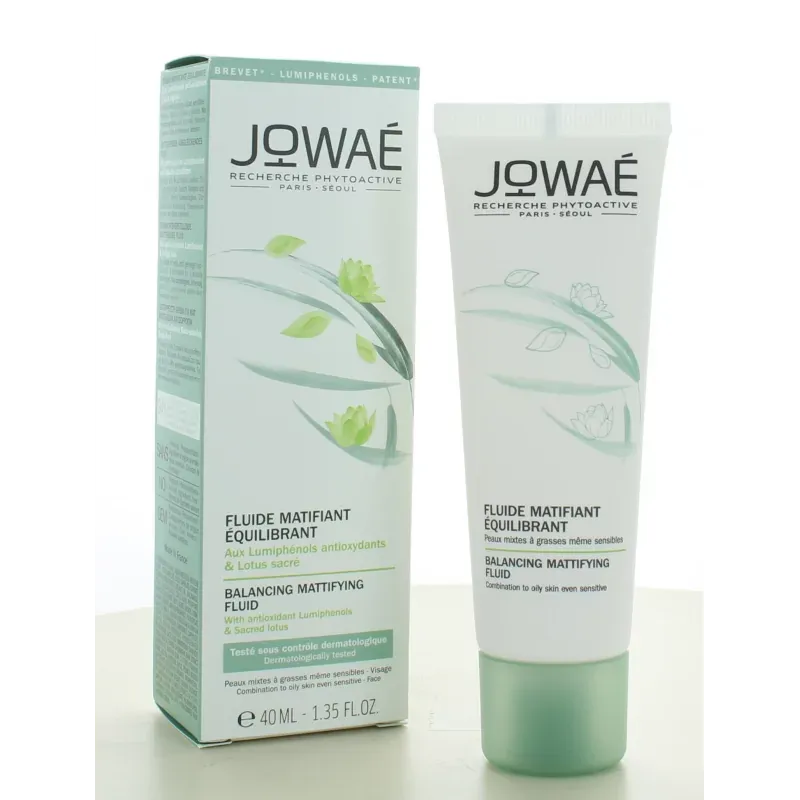 Fluide Matifiant Équilibrant Jowaé 40 ml Fluide Matifiant Équilibrant Jowaé 40 ml