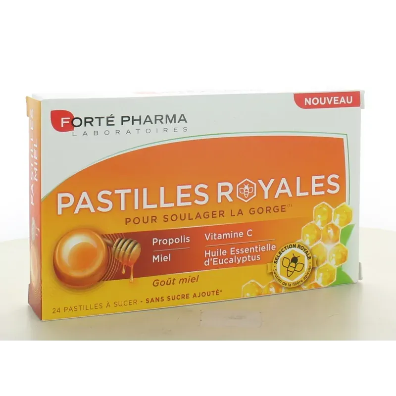 Pastilles Royales Goût Miel Forté Pharma 24 pastilles