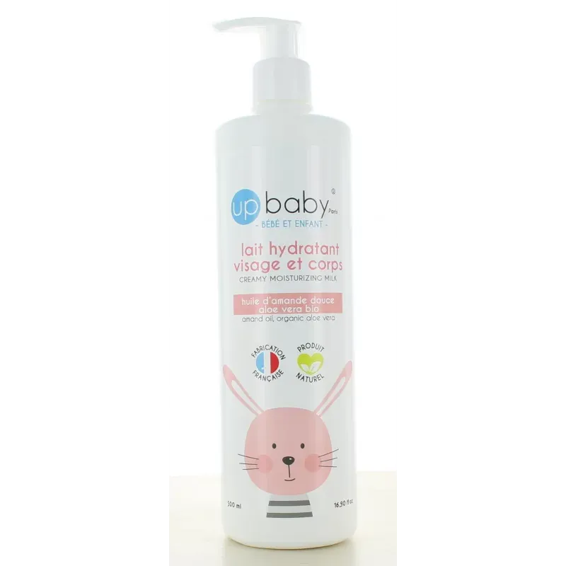 Up Baby Lait Hydratant Visage et Corps 500ml - Univers Pharmacie Up Baby Lait Hydratant Visage et Corps 500ml - Univers Pharmacie