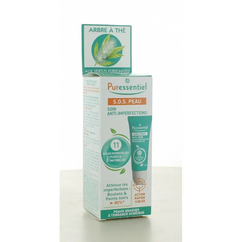 Puressentiel S.O.S Peau Soin Anti-imperfections 10ml - Univers Pharmacie