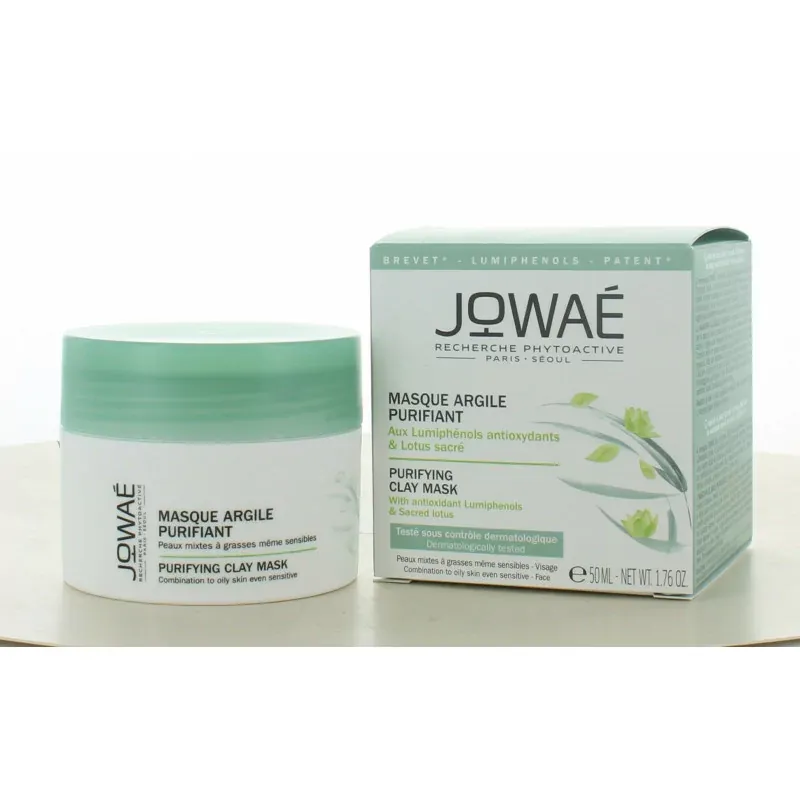 Masque Argile Purifiant Jowaé 50ml