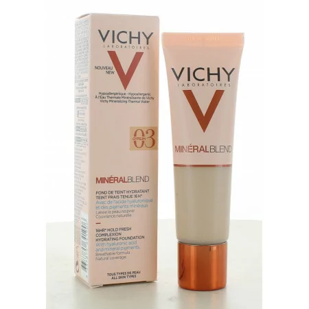 Vichy MinéralBlend Fond de Teint Hydratant 03 Gypsum...