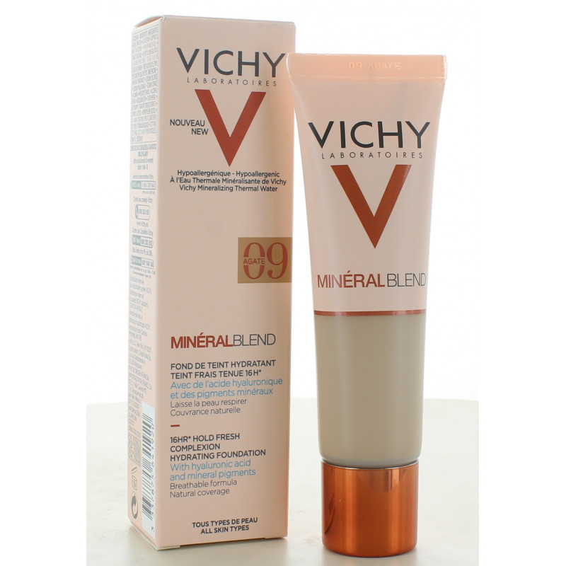 Vichy MinéralBlend Fond de Teint Hydratant 09 Agate 30ml - Univers Pharmacie