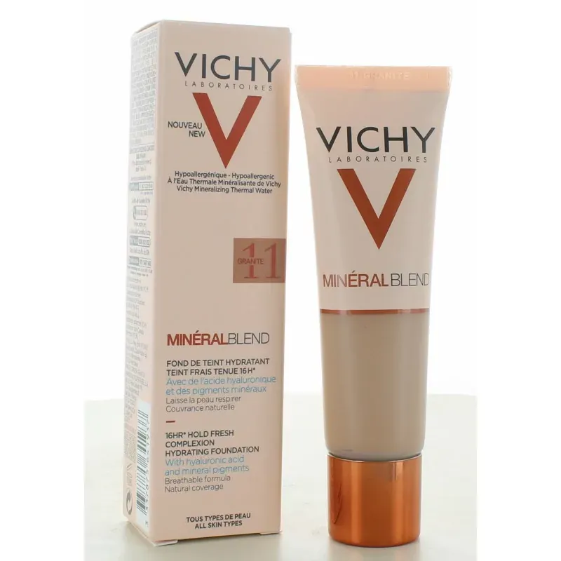 Vichy MinéralBlend Fond de Teint Hydratant 11 Granite 30ml