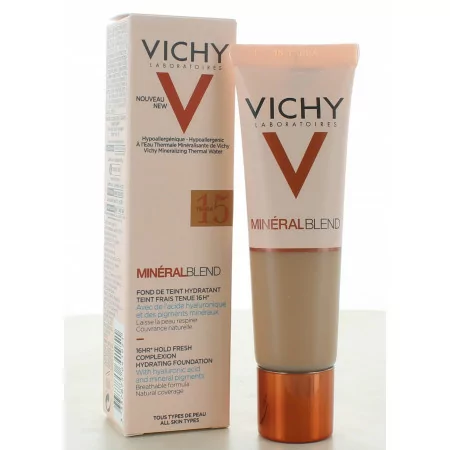 Vichy MinéralBlend Fond de Teint Hydratant 15 Terra...