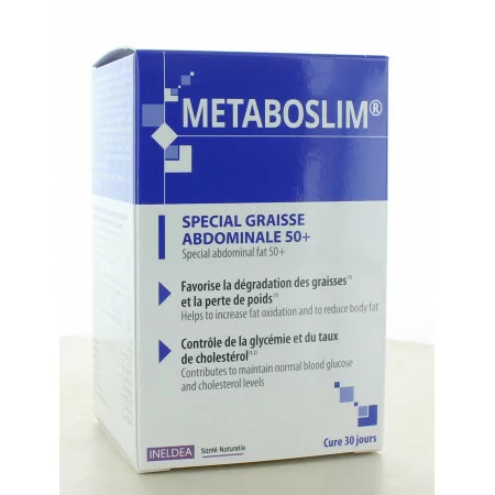Metaboslim Spécial Graisse Abdominale 50+ 90 gélules...