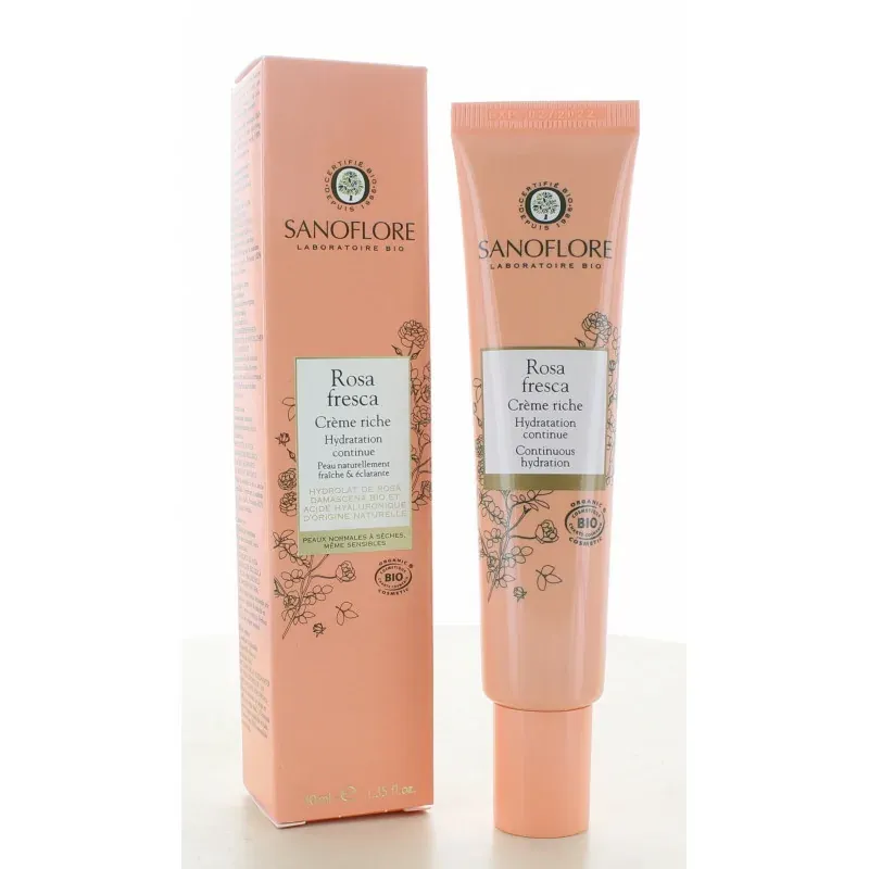 Sanoflore Rosa Fresca Crème Riche 40ml