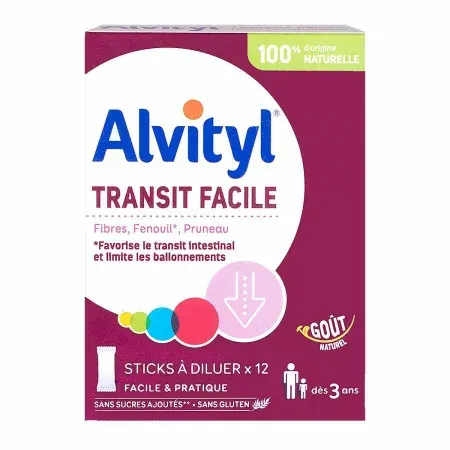 Alvityl Transit Facile 12 sticks à diluer