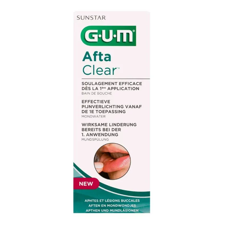 Bain de bouche Afta Clear Gum 120ml