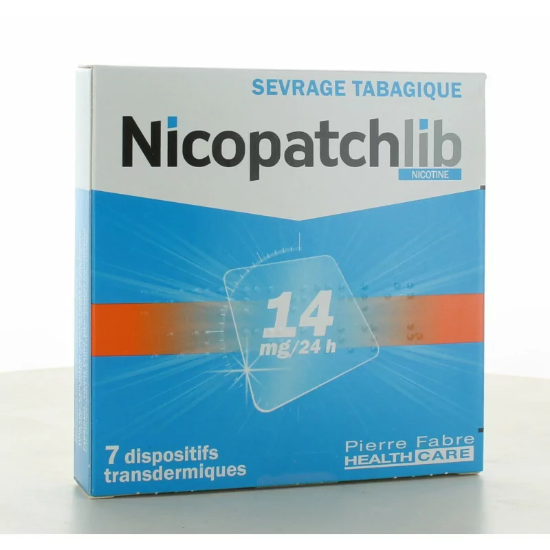 Nicopatchlib 14mg/24H 7 patchs - Univers Pharmacie