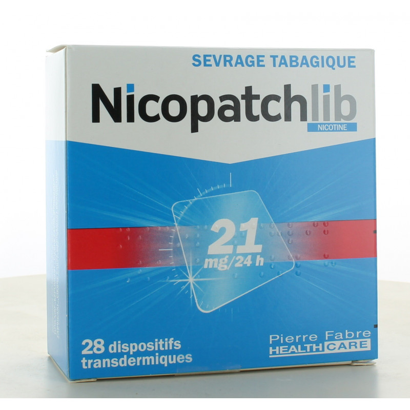 Nicopatchlib 21mg/24H 28 patchs - Univers Pharmacie