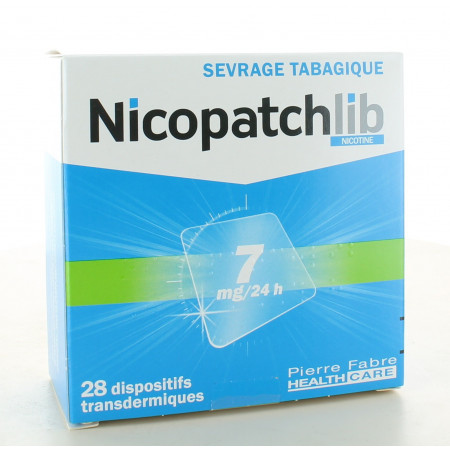 Nicopatchlib 7mg/24H 28 patchs - Univers Pharmacie